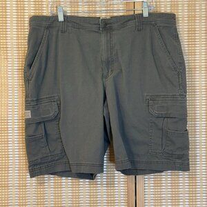 Red Head‎ Brand Co Mens 38 Cargo Shorts Flat Front Army Green Activewear Hiking